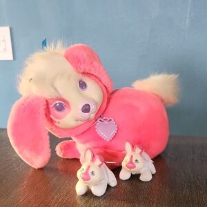 Vintage Hasbro Pets Alive Magic Mommy Bunny And Baby Surprise
